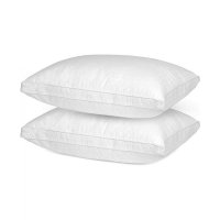 Mastertex Maxi Cotton Microfiber Fill Breathable Pillows 2 Pack