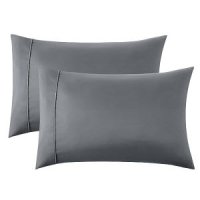 Bedsure Queen Pillow Cases Set of 2 Dark Brushed Microfiber Pillowcase 2 Pack Super Soft and Co