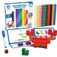 NUMBERBLOCKS MATH CUBE 레인보우 수학 큐브 교육 완구 기하학 계산