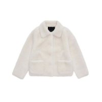 LEFTSEOUL 리얼 양털 크롭 자켓 RW FUR CROP JACKET