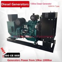 100kw weichai deutz 디젤 발전기 125kva 삼상 스마트 컨트롤러 작업 genet