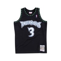 Mens Mitchell Ness NBA 스윙맨 저지 미네소타 팀버울브스 97 마버리