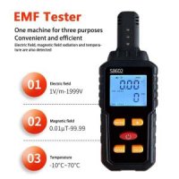 EMF 계량기 전자기장 방사선 검출기 가정용 테스터 고스트 헌팅 장비 3 in 1