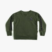 누누누 NUNUNU KIDS GOOFY SKULL PATCH SWEATSHIRT NU23TM303