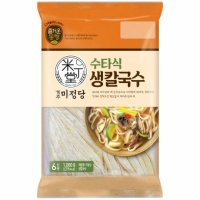 식재료 CJ 즐거운동행 식자재 미정당 생칼국수 1kg 사시사철 남녀노소 점심메뉴 식사대용 간단요리 저녁식사