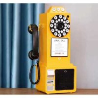 레트로 빈티지 앤틱 옛날 전화기 모형 인테리어 소품