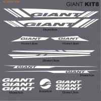 GIANT KIT8 프레임 스티커 MTB 산악 자전거 로드 바이크 사이클링 데칼 G20