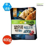 오뚜기 풀무원 얇은피 꽉찬 세모 육즙 고기만두 400g x 2봉