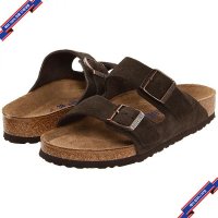 719846 버켄스탁 남성 슬리퍼 샌들 애리조나 Soft Footbed Suede 남여공용 Mocha Suede