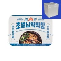 청춘불판 초벌납작막창 냉동 300g 3개 아이스박스