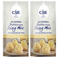 Csr All Natural Buttercream Icing Mix Vanilla CSR 올 네추럴 버터크림 아이싱 믹스 바닐라 250g 2팩 2개