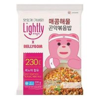 라이틀리 벨리곰 매콤해물곤약볶음밥 250g 간편식 즉석요리 다이어트식