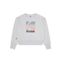 코닥 KODAK 레인보우 빅로고 맨투맨 우먼 MELANGE RAINBOW BIG LOGO SWEAT WOMAN