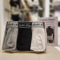 CALVIN KLEIN UNDERWEAR 남성 리이미진드 헤리티지 3PK 트렁크 NB35066H3