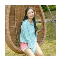 BARREL 우먼 리조트 후드 래쉬가드 아이스블루 WOMEN RESORT HOOD RASHGUARD ICE B3SWWRG009IBL