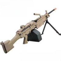 수정탄 전동건 기관총 M249 성인용 비비탄총 서바이벌 장난감총(사은품 랜덤 발송)