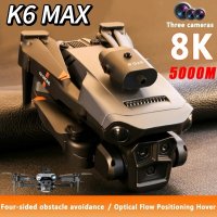 드론 GPS 8K 전문 항공 사진 HD 3 카메라 원 키 리턴 장애물 회피 쿼드콥터 RC K6MAX 5000M