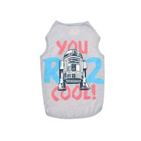 STAR WARS Star Wars Pets You R2 Cool 강아지 탱크 대형견용 스타워즈 셔츠 라지 사이즈 부드럽