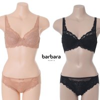 BABARA 바바라 언더웨어 기능성 풀컵 나뭇잎 자수 브라 햄타입 속옷세트 ABR4240QABP4241 LE1214186770