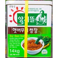 대용량 쌈장 업소용 말통 혼합장 식당 음식점 14kg