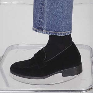 파스코로젠 PASCOROZEN JC2105-BK 브랜던 U팁 스웨이드 페니로퍼 블랙 [250~280mm] JC2105-BK