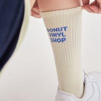 도넛바이닐샵 donutvinylshop crew socks -