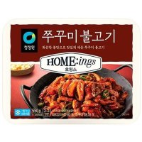 청정원 호밍스 쭈꾸미불고기 밀키트 엄마 친정 반찬 간편식 자취생 혼밥 전자렌지 간편조리 550g 13개