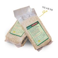 유기농 5분도 현미 웰빙 쌀눈 쌀 아끼바리 450g