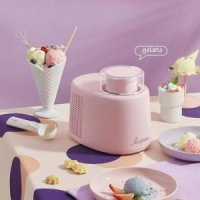 젤라또기계 가정용 아이스크림 제조기 젤라토머신 젤-핑크