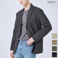 스파오 에코 린넨 셋업 자켓 SPJKA24M11-T