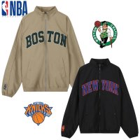 NBA 엔비에이 NYK 팀 아치형 그래픽 바람막이 점퍼 N233JP016P