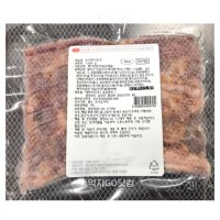 에쓰푸드 전지베이컨 1kg 두께 아이스박스 피자 토핑용 조식뷔페 S-Food Bacon