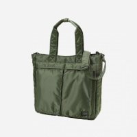 - 포터 탱커 투웨이 토트백 세이지 그린 Porter Tanker Tote Bag Sage Green