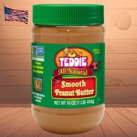 미국 테디 피넛 버터 스프레드 땅콩 잼 스무스 부드러운 맛 454g