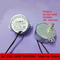 전자 레인지 트레이 모터 AC 220V 240V 5 rpm 6rpm 4W 동기 모터 CW CCW 50HZ 60HZ TYJ50-8