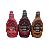 허쉬 초코 카라멜 딸기 소스 시럽 카페 토핑 623G 3개 Hersheys