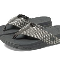 핏플랍 FitFlop Surfa Slip-on Sandals - Pewter Mix 5 M B