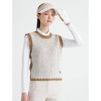 빈폴골프 빈폴 BEANPOLE GOLF 여성 옐로이시 자카드 니트 rva- f 487604