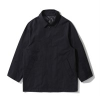 커스텀멜로우 detacahble collar short coat CWCAA23501BKX