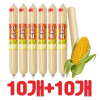 롯데햄 키스틱 소세지 옥수수맛 25g 10개 10개 소시지