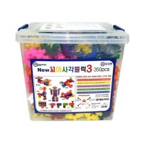 토이맨 뉴꼬마사각블럭3 350pcs 블록 블록 장난감