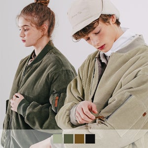 [더블유브이프로젝트]타르트 코듀로이 항공점퍼 4종 YSOT7446