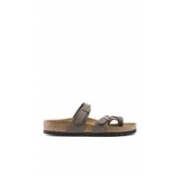 버켄스탁 BIRKENSTOCK 공용 마야리 누벅 플립플랍 슬리퍼 레귤러 핏 QBS32USSL007BRBR