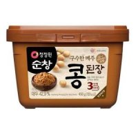 청정원 순창 구수한 메주콩된장 엄마손맛 짜지않은 된장 450g