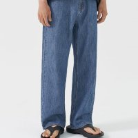 토피 TOFFEE SL01 섬머 데님 와이드 팬츠 LIGHT SUMMER DENIM WIDE PANTS L