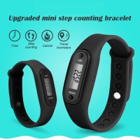 Fashion Pedometer Watch LCD Electronic Watch Student Silicone Pedometer Children 39 s Sports Walkin