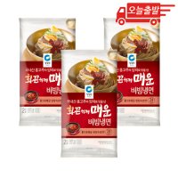 한스코리아 청정원 화끈하게 매운 비빔냉면 420g 3개