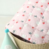 Summer Fabric 누빔원단 무형광 인견 원단 꼰사인견 냉장고원단 딸기토끼