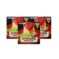 풀무원 치즈폭포시카고피자 셰프클래식토마토 3판