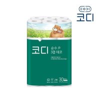 코디 순수 3겹 27m 30롤/화장지